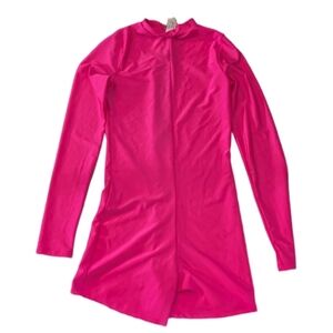 Yellow Cabbage Hot Pink Long Sleeve Romper Onesie Size Large